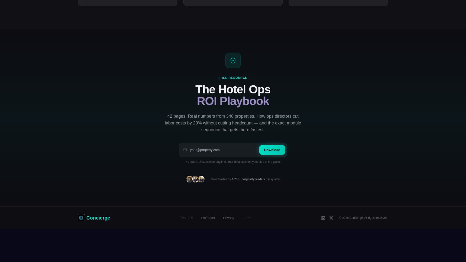 Hotel Operations All-Services Dashboard Website Template