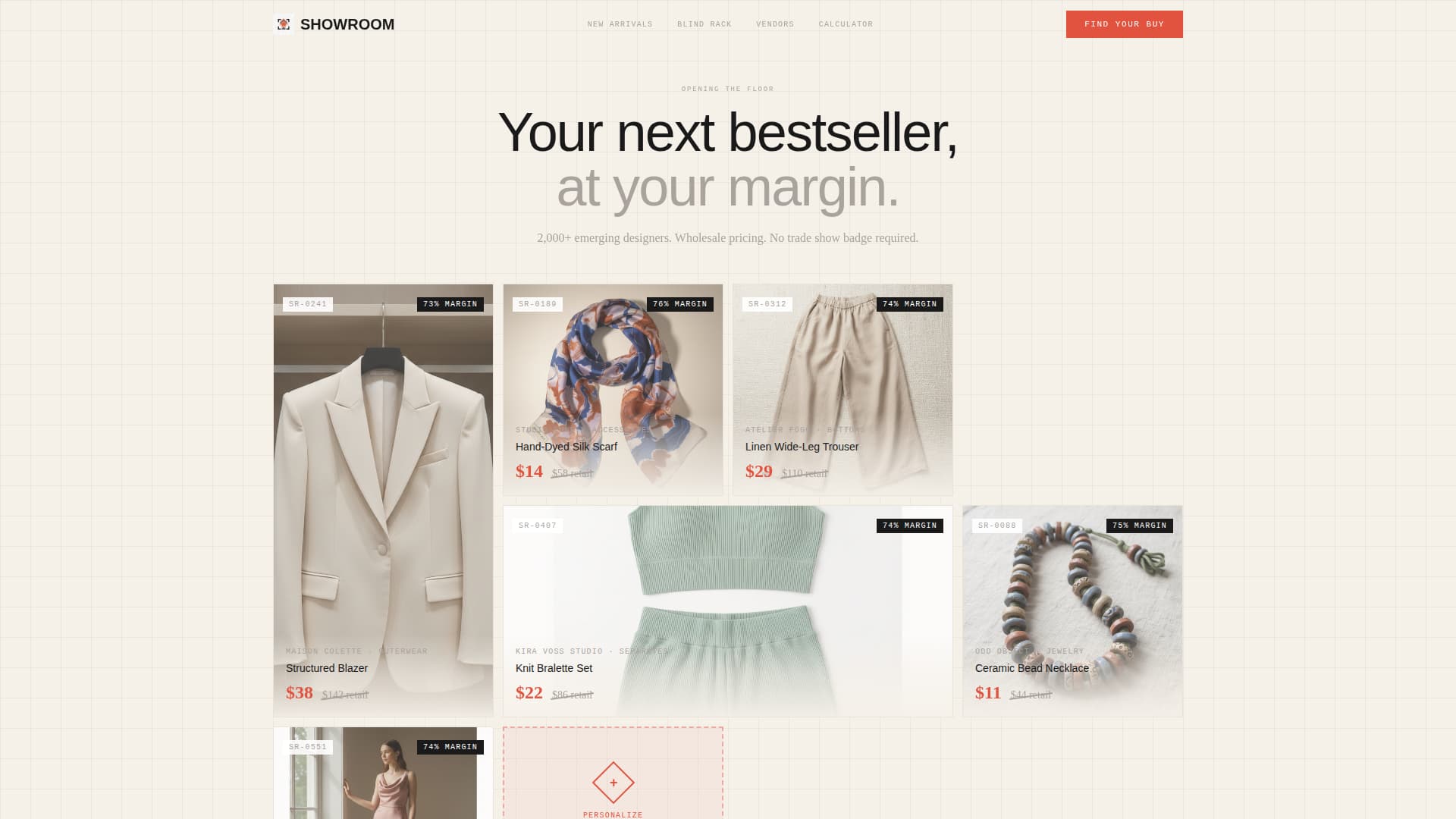 Fashion E-Commerce Specialist Pricing Website Template