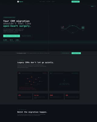 Migrate - Seamless HubSpot Landing Page Template