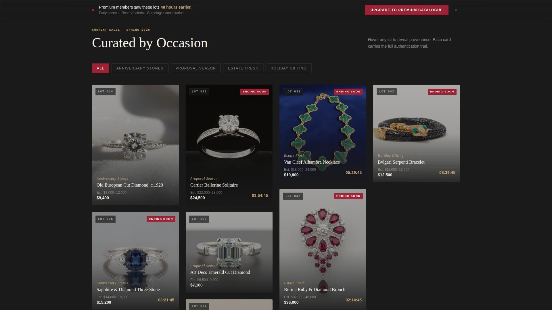 Auction Platforms & Types Professional Website Template