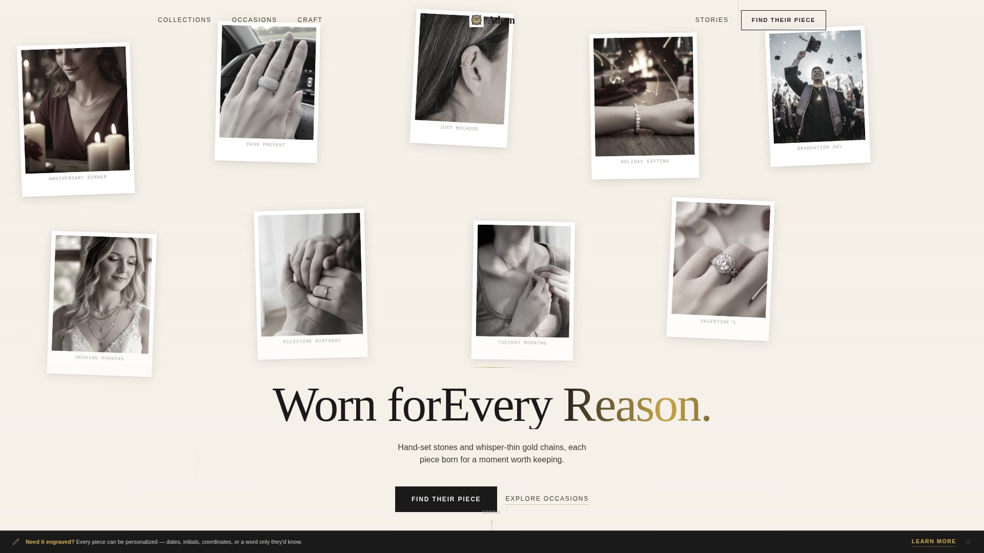Jewelry & Accessories Store Professional Website Template