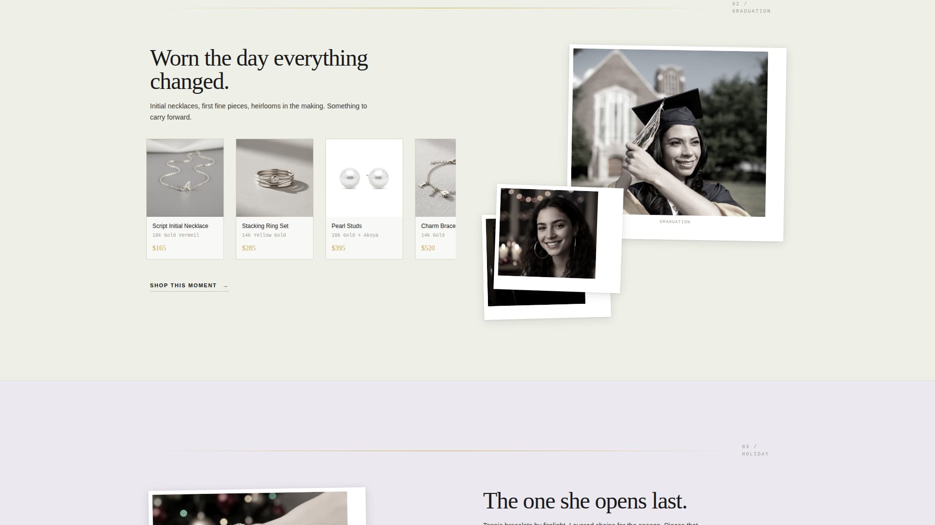 Jewelry & Accessories Store Professional Website Template