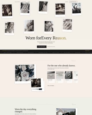Jewelry & Accessories Store Professional Website Template