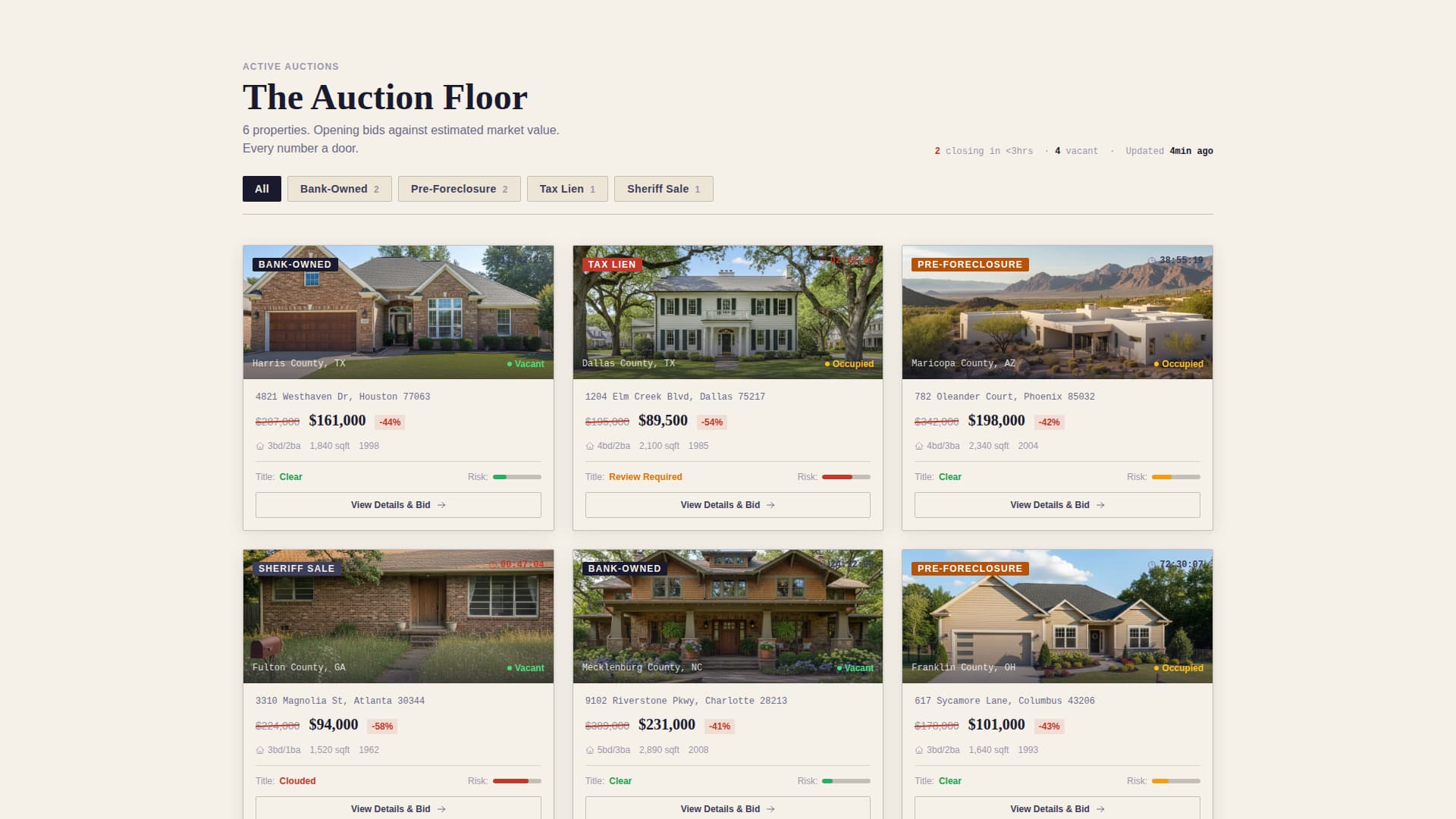 Expert Auction Platforms & Types Pre-Launch & Coming Soon Website Template