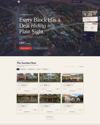Expert Auction Platforms & Types Pre-Launch & Coming Soon Website Template