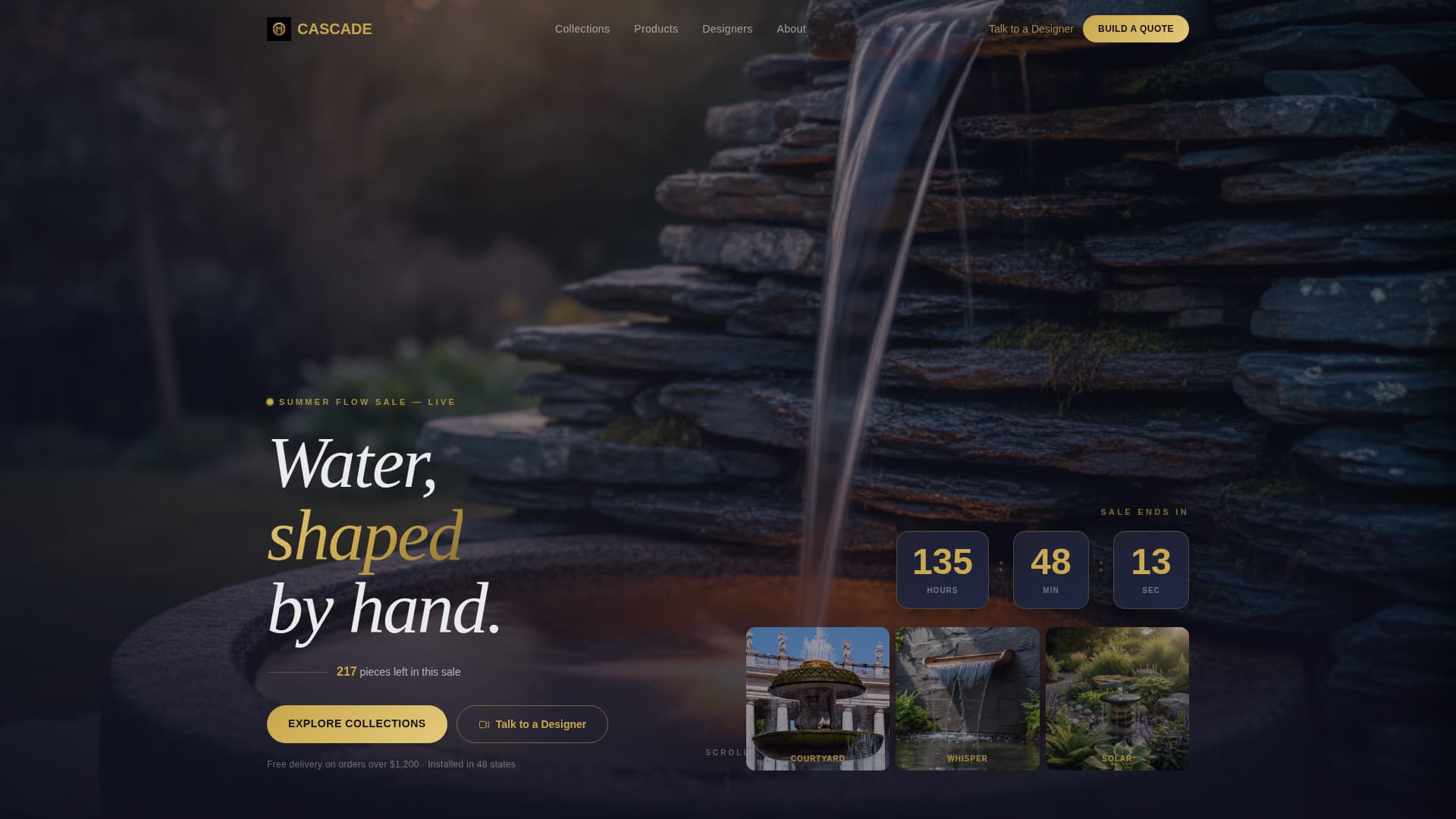 Specialist Home Décor & Lifestyle Pre-Launch & Coming Soon Website Template