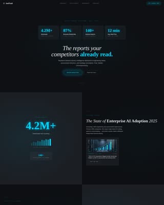 Intelvault - Authoritative Whitepaper Landing Page Template