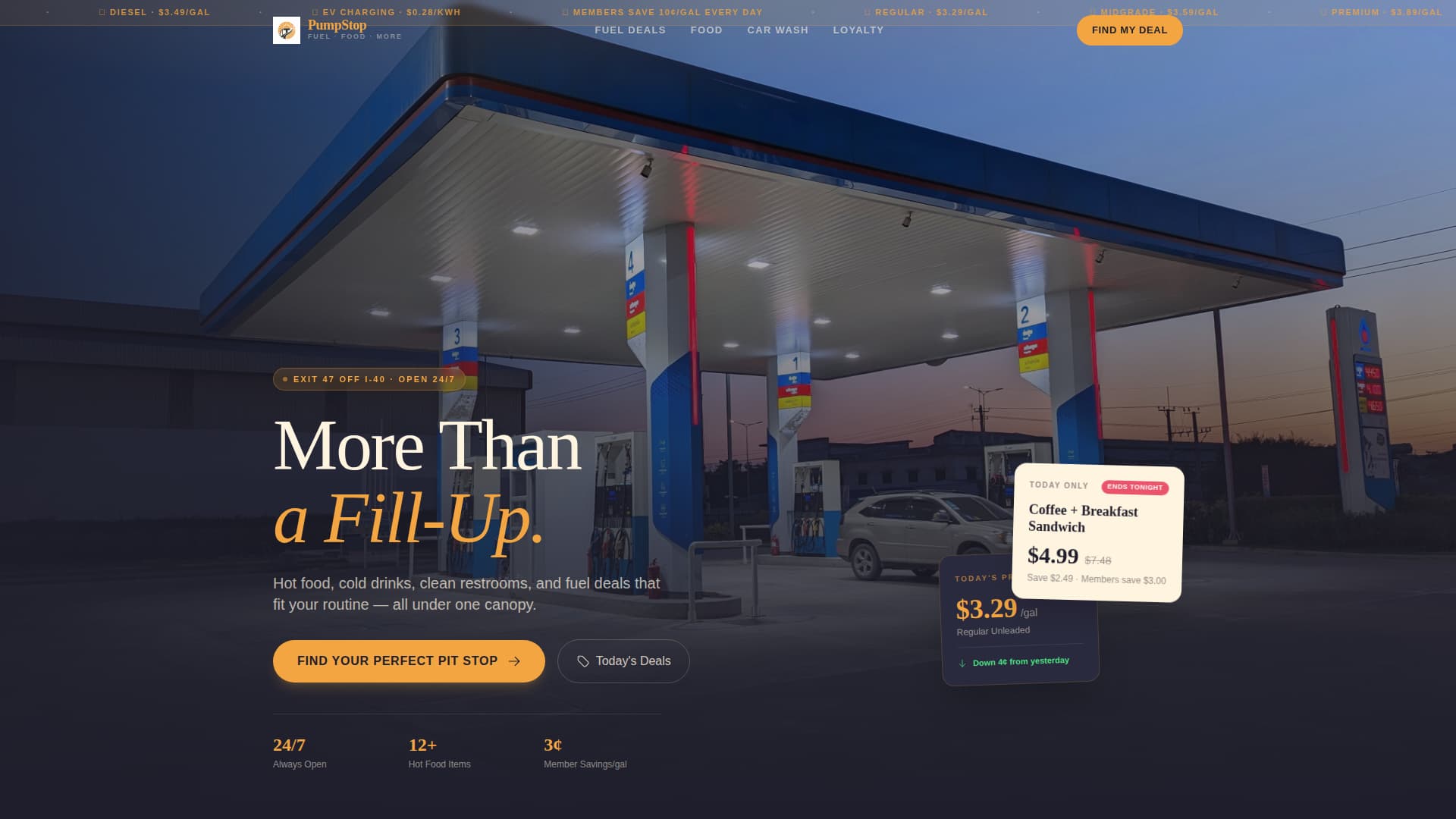 Local Brick & Mortar Business Professional Website Template