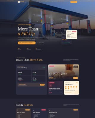 Local Brick & Mortar Business Professional Website Template