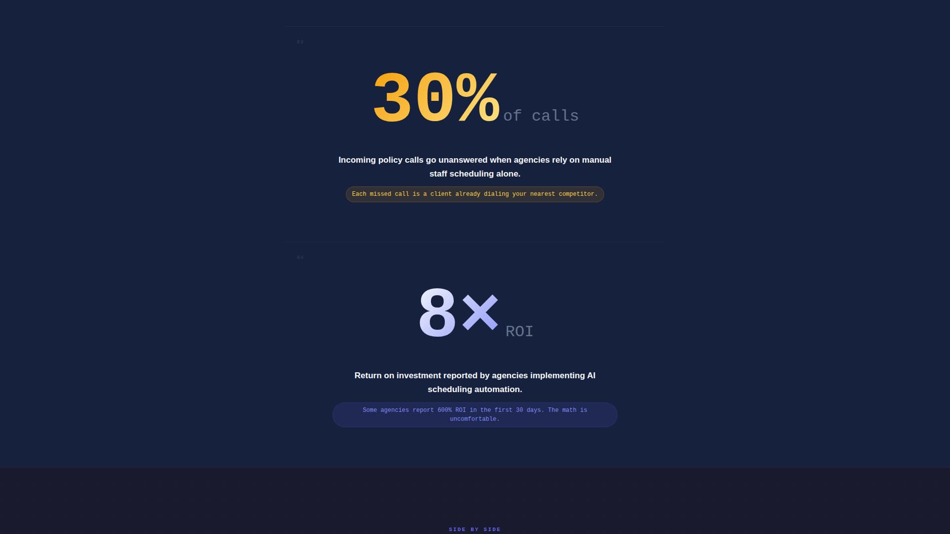 Scheduler - Intelligent Insurance Landing Page Template