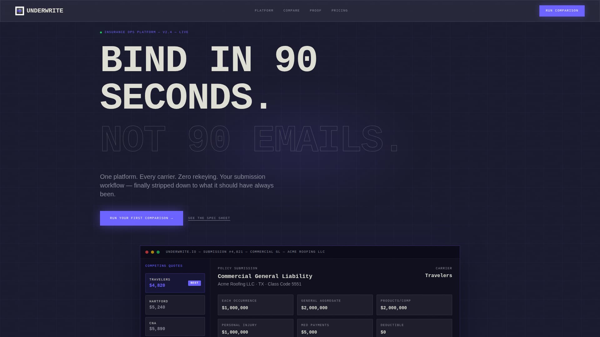 Insurance Agency Customer Testimonials Trust Journey Website Template