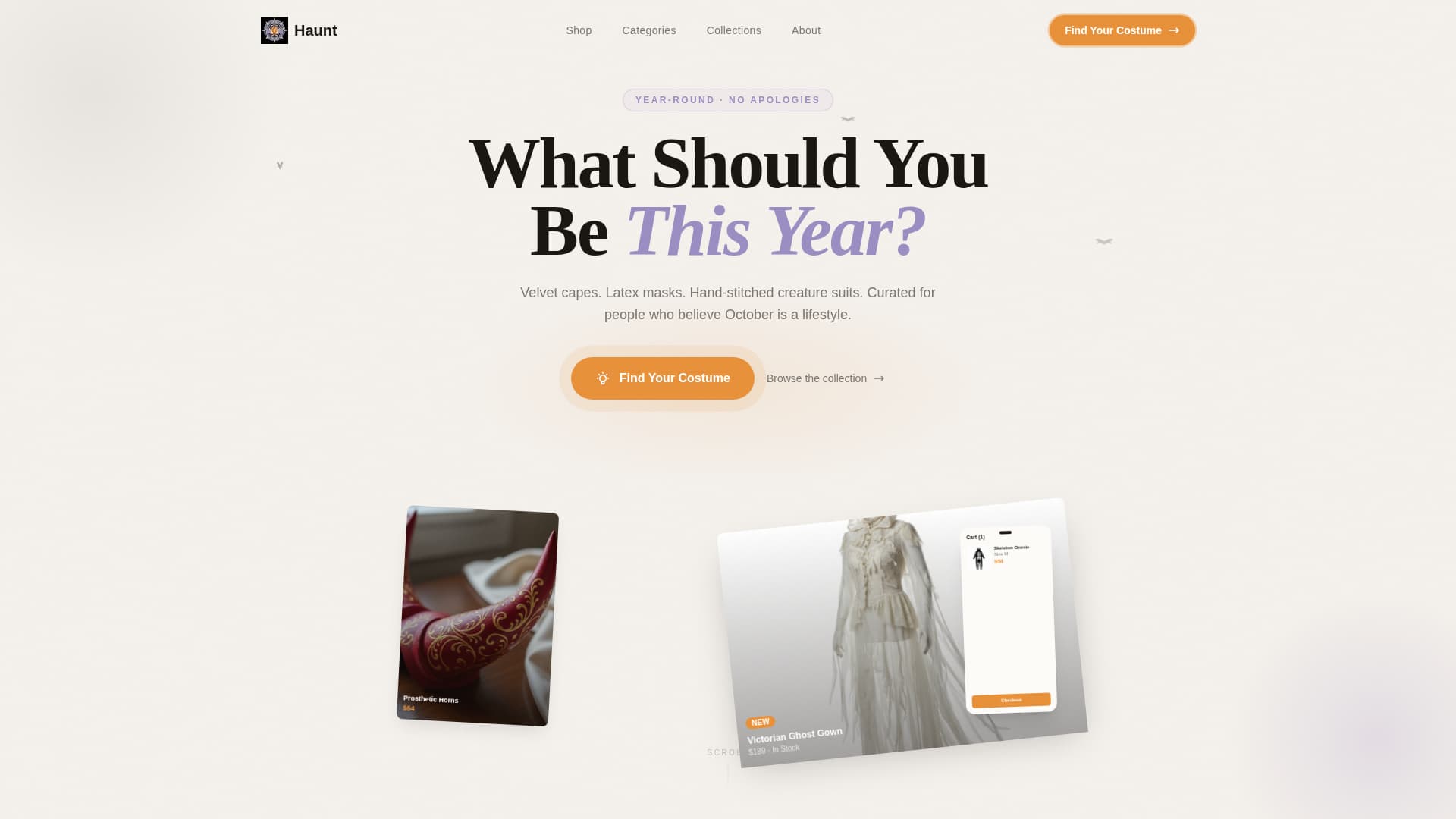 Halloween Business Specialist Professional Website Template