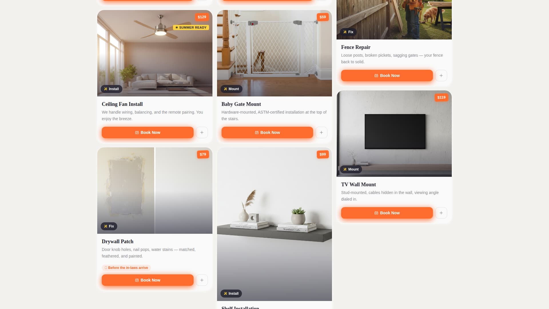 Wrench — Expert Home Maintenance Landing Page Template