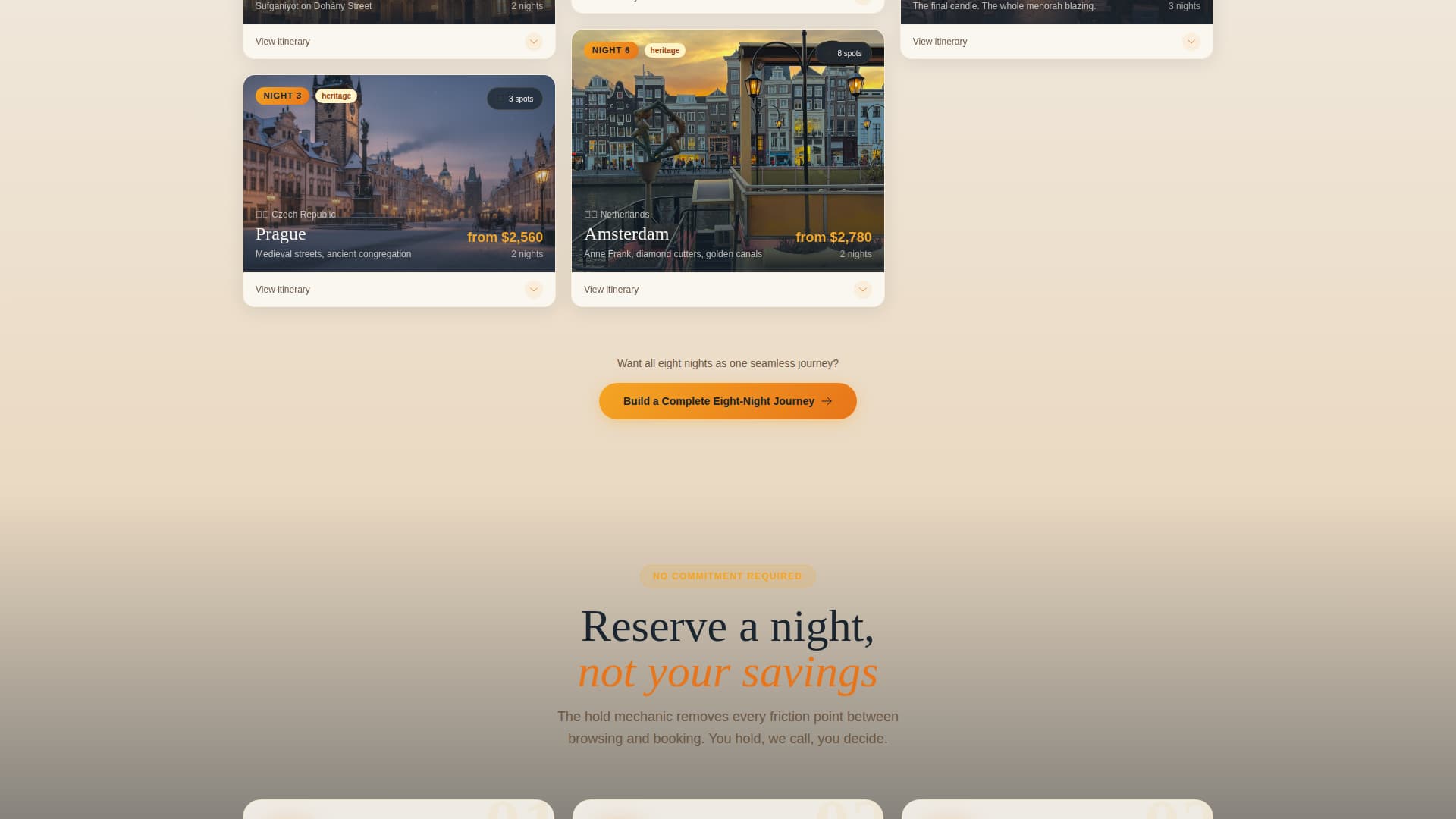 Menorah - Radiant Hanukkah Landing Page Template