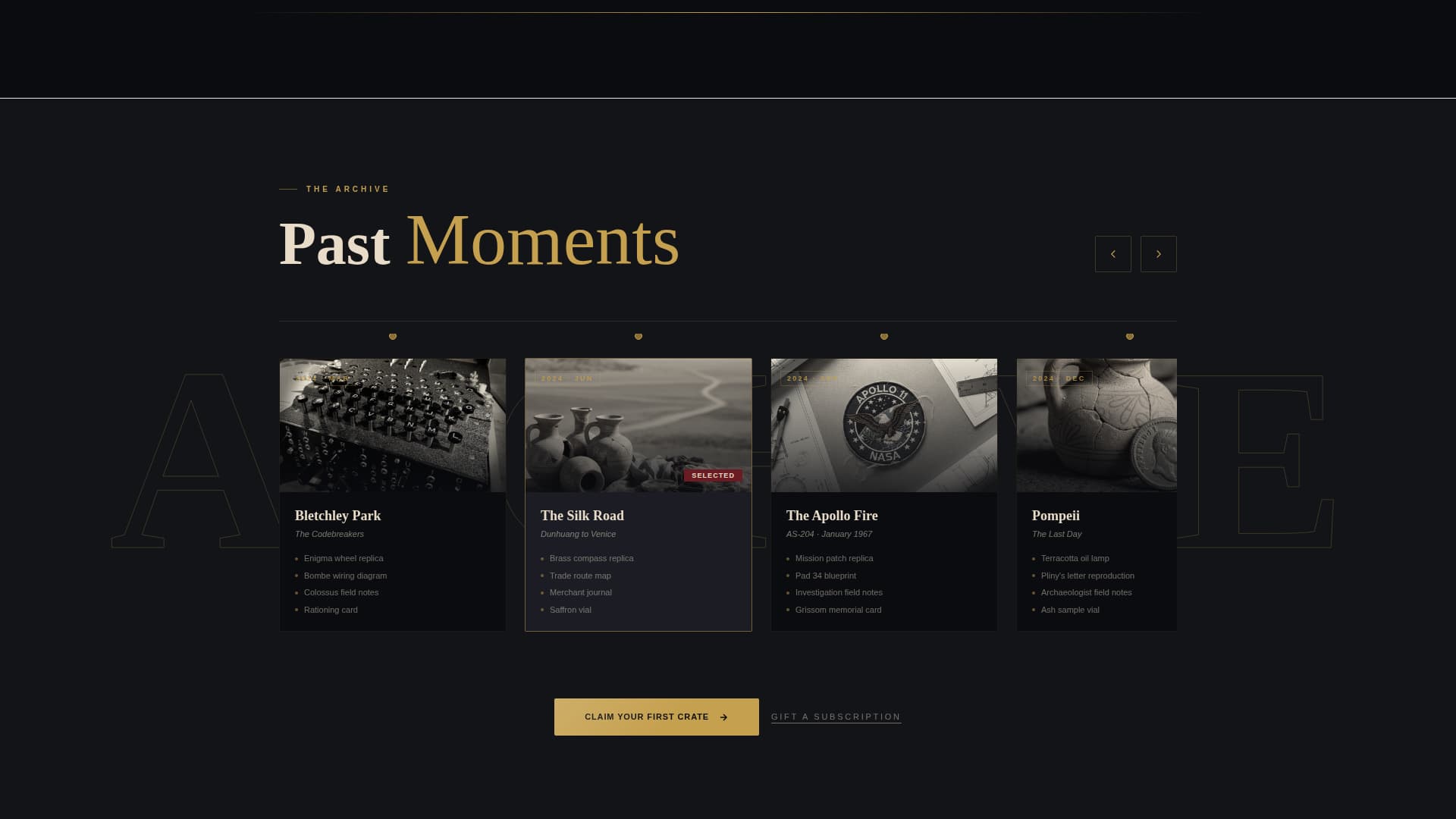 Subscription Box Services Professional Website Template
