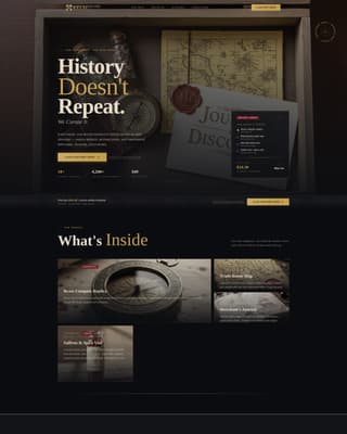 Subscription Box Services Professional Website Template