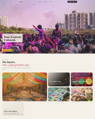 Specialist Holi Business Pricing & Packages Website Template
