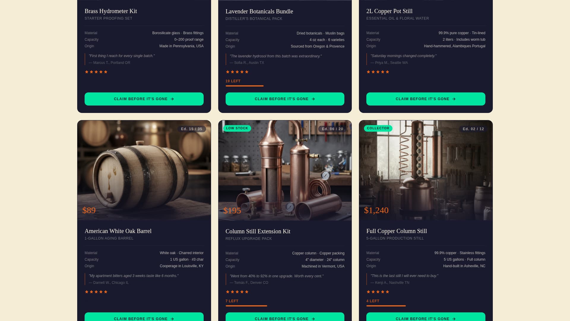 Hobby & Passion Supplies Pre-Launch & Coming Soon Website Template