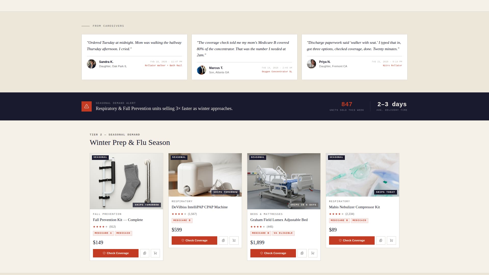 Local Brick & Mortar Business Professional Website Template