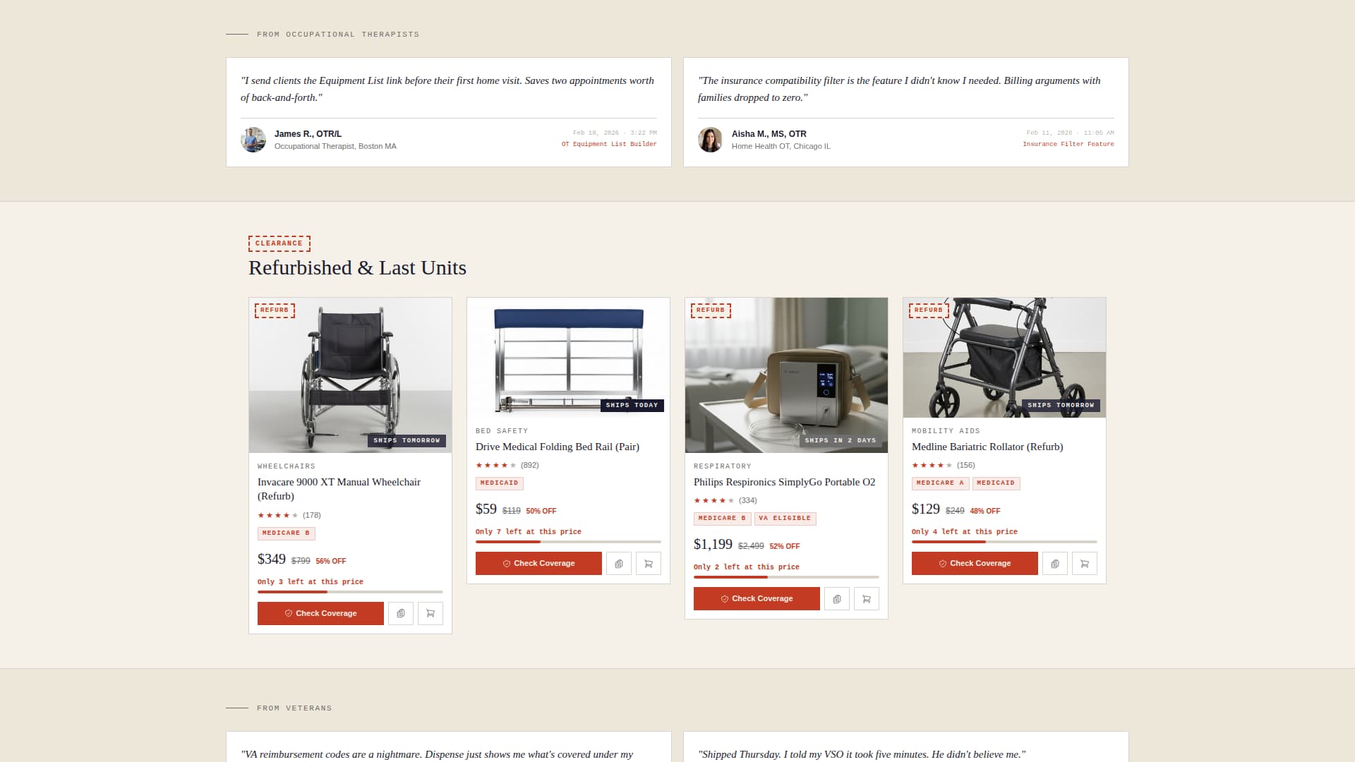 Local Brick & Mortar Business Professional Website Template