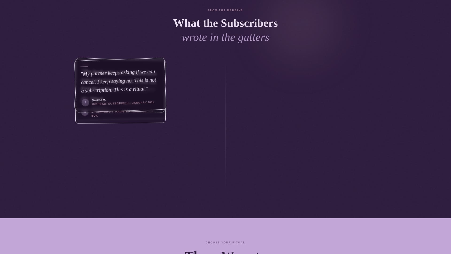 Subscription Box Services Pre-Launch & Coming Soon Website Template
