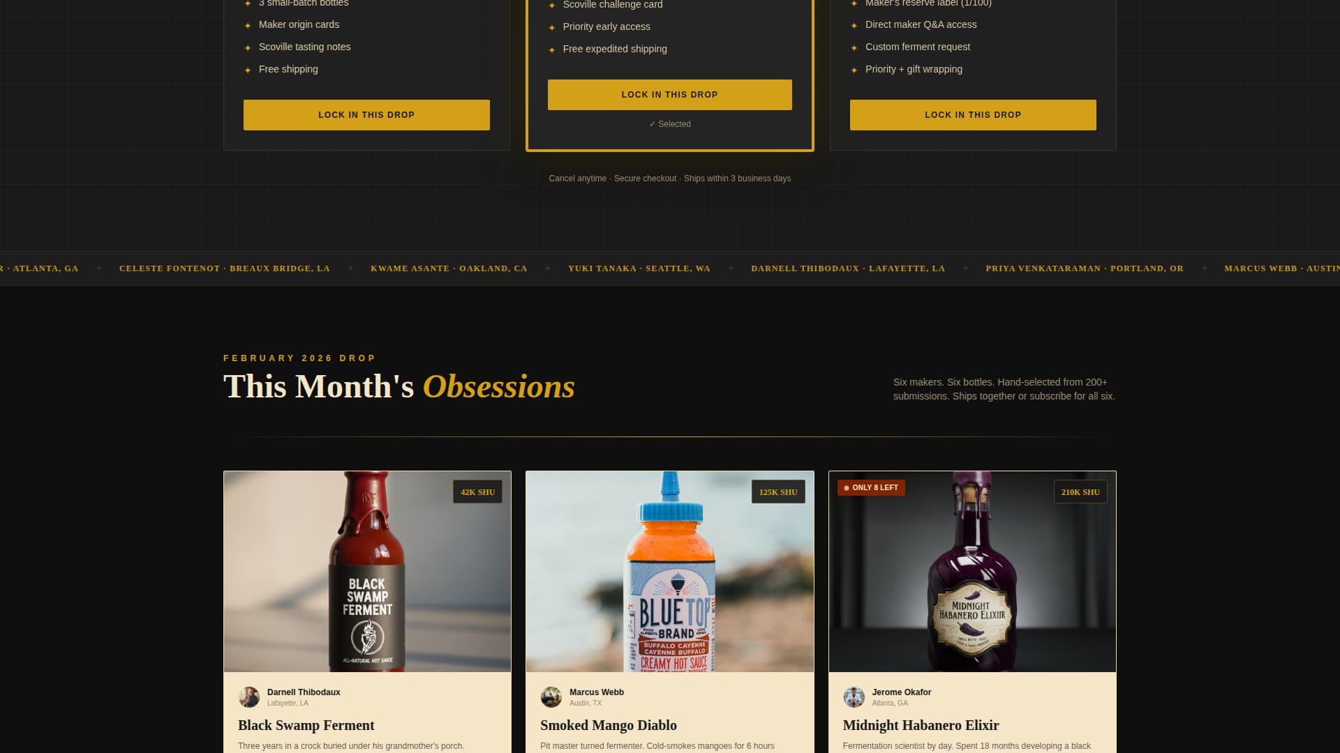 Subscription Box Services Professional Website Template
