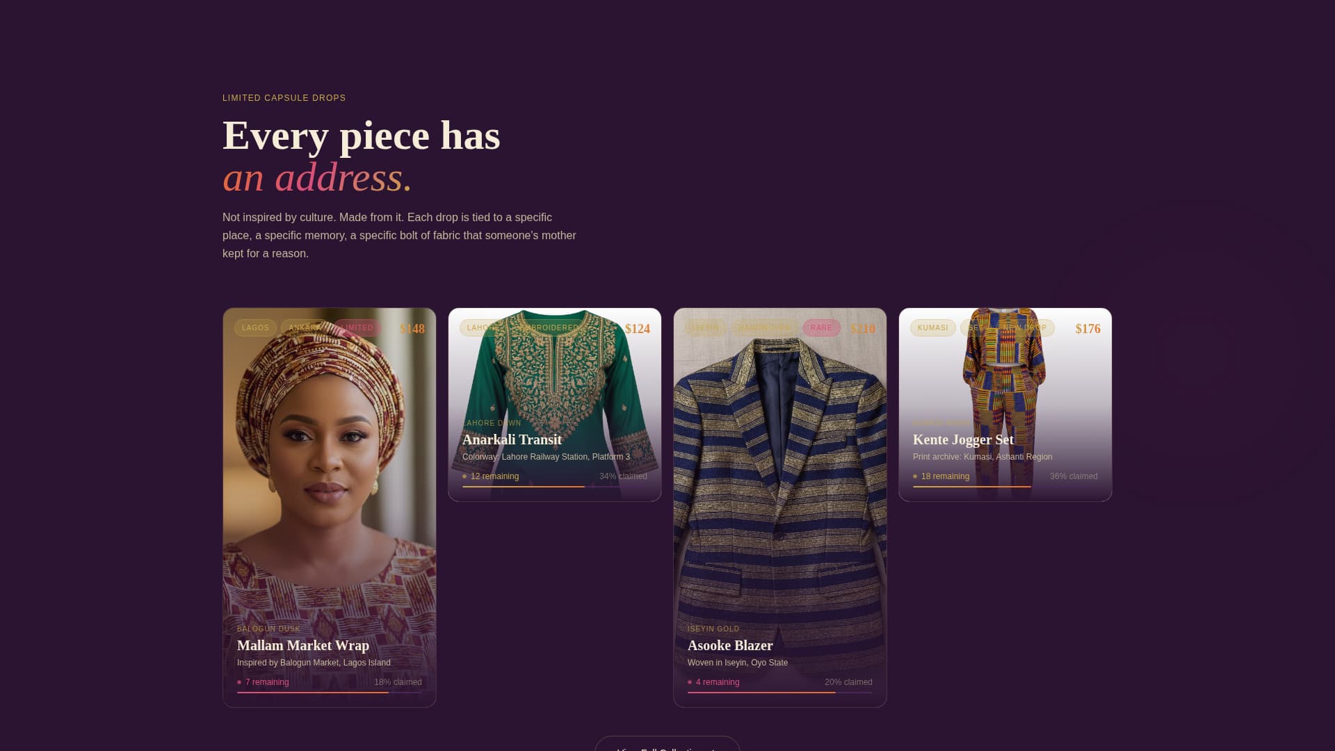 Specialist Immigrant-Owned Business Portfolio & Case Study Website Template