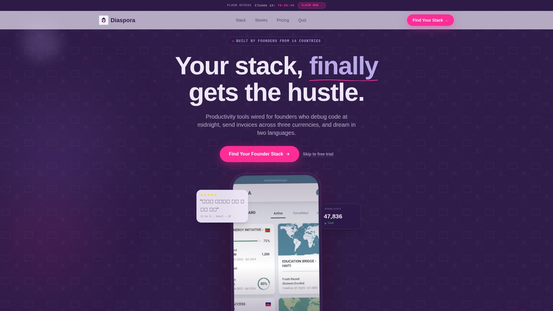 Specialist Immigrant-Owned Business Professional Website Template