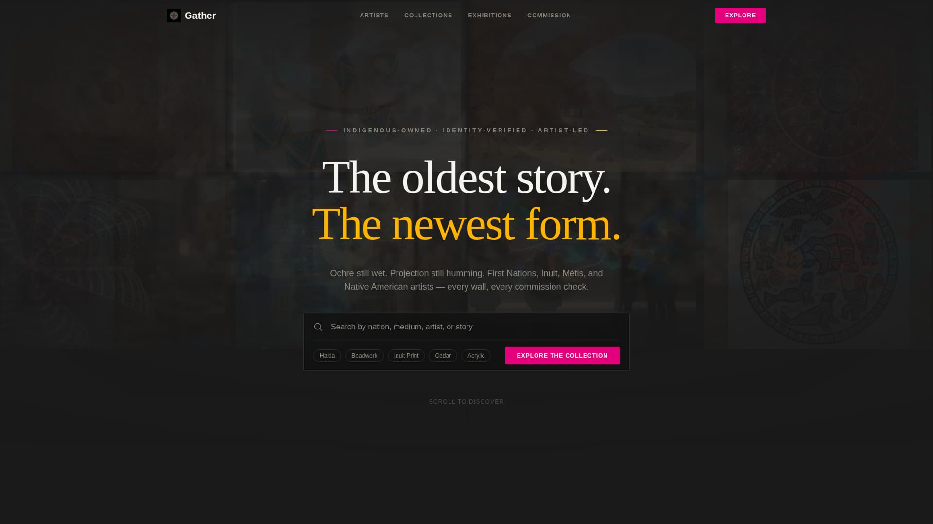 Indigenous-Owned Business Portfolio & Case Study Website Template