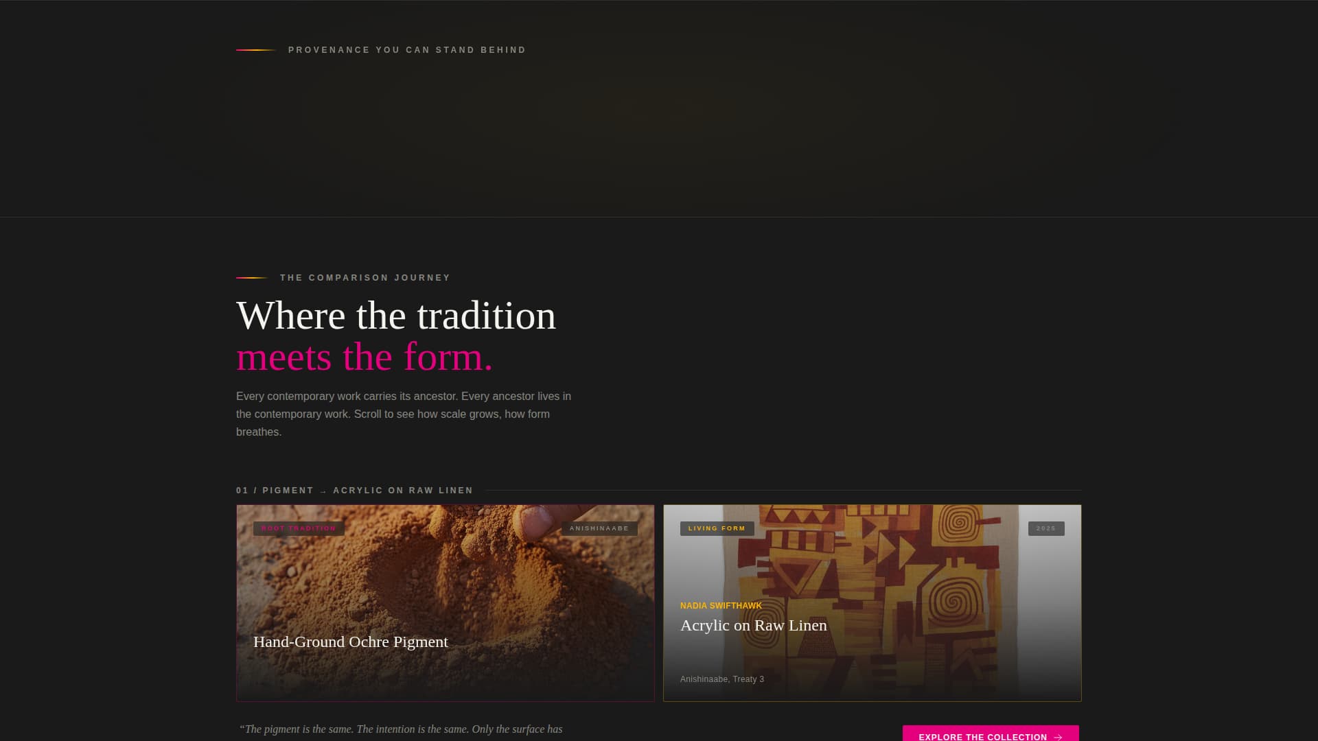 Indigenous-Owned Business Portfolio & Case Study Website Template