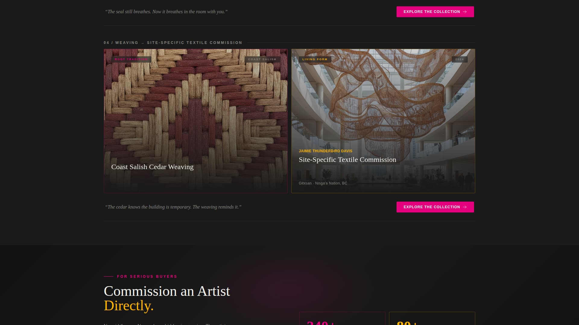 Indigenous-Owned Business Portfolio & Case Study Website Template