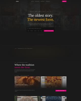 Indigenous-Owned Business Portfolio & Case Study Website Template