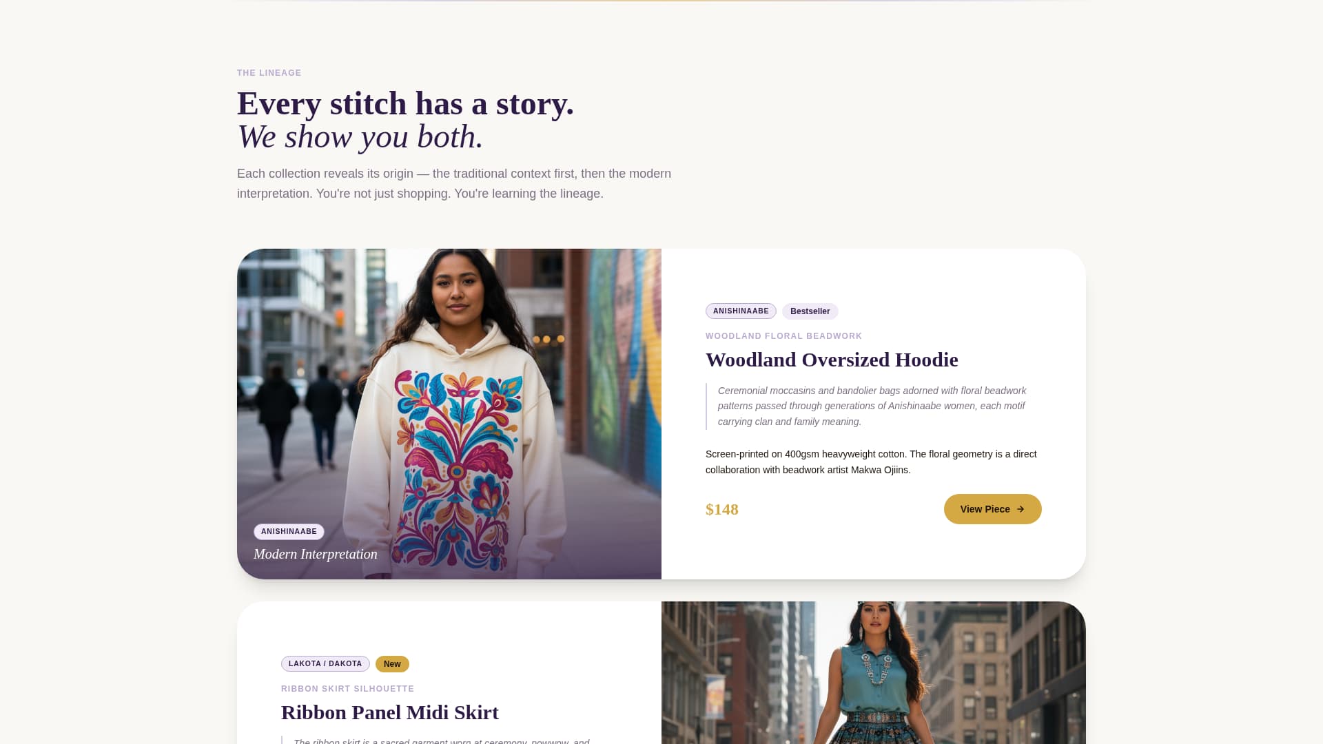 Indigenous-Owned Business Professional Website Template
