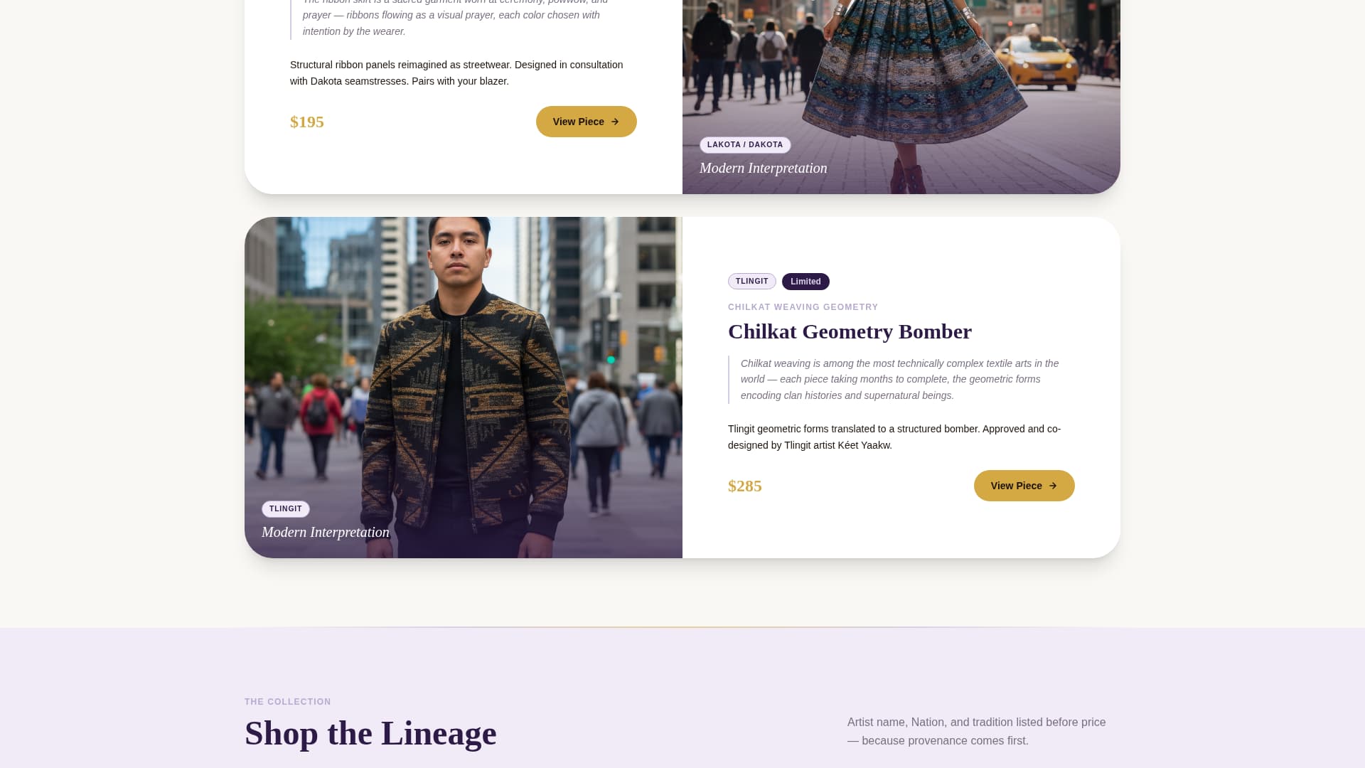 Indigenous-Owned Business Professional Website Template