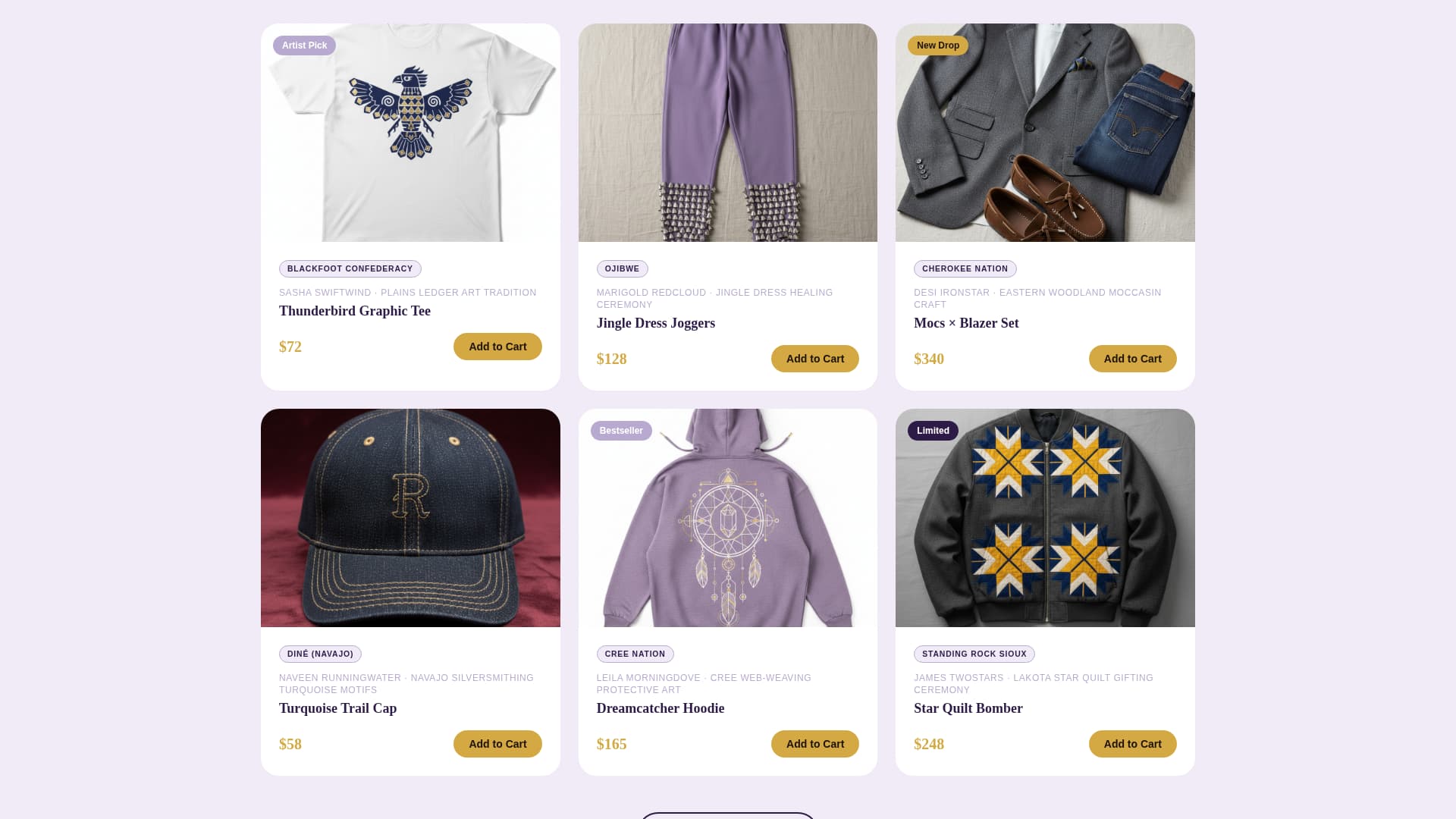 Indigenous-Owned Business Professional Website Template