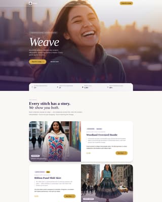 Indigenous-Owned Business Professional Website Template