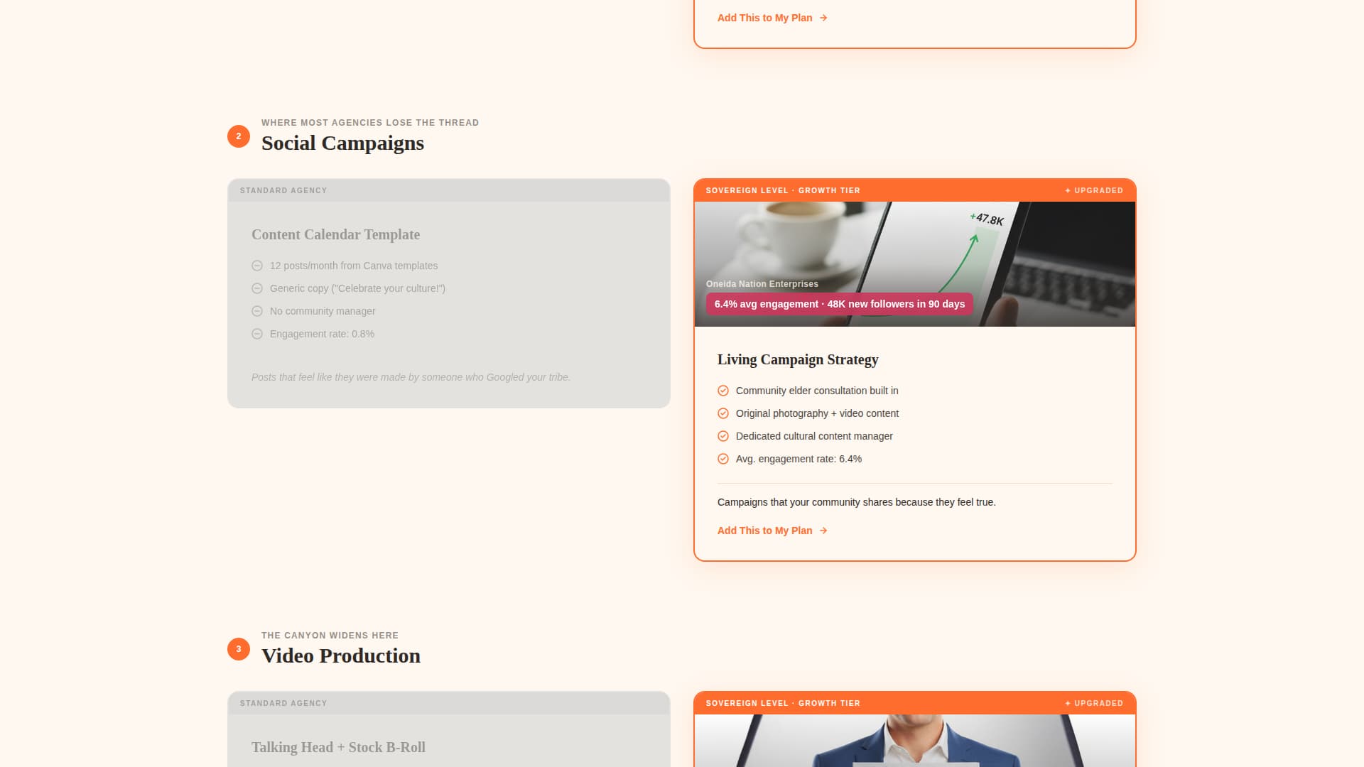 Indigenous-Owned Business Pricing & Packages Website Template