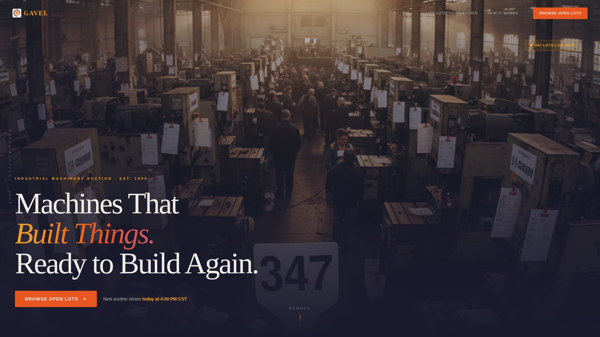 Local Auction Platforms & Types Professional Website Template