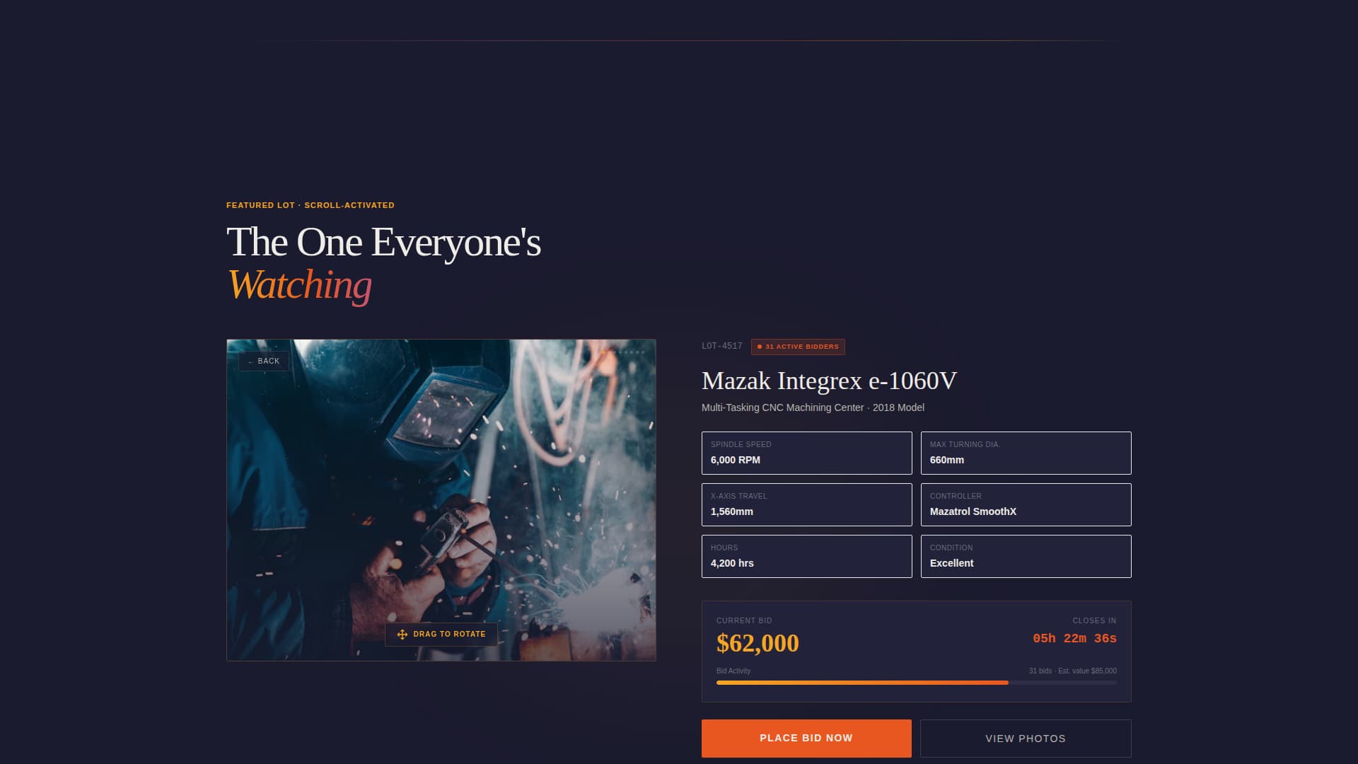 Local Auction Platforms & Types Professional Website Template