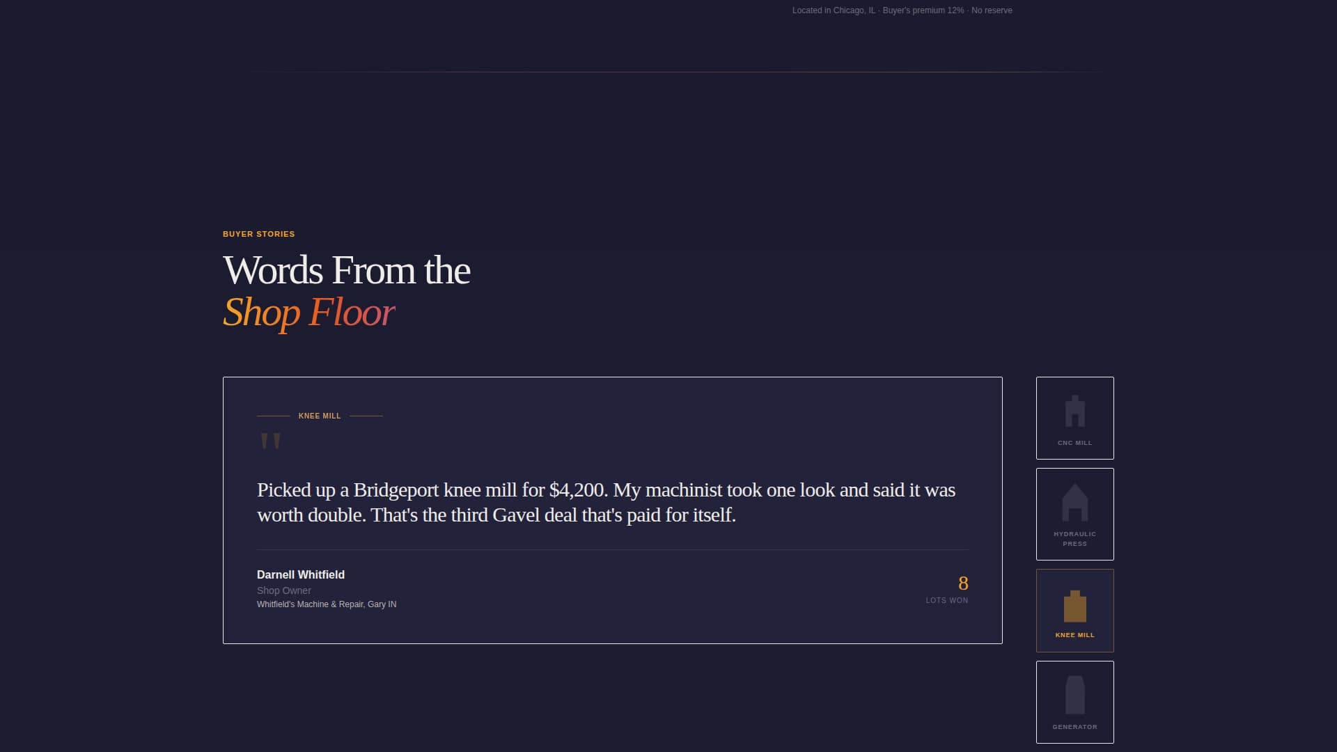 Local Auction Platforms & Types Professional Website Template