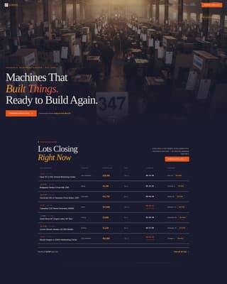 Local Auction Platforms & Types Professional Website Template