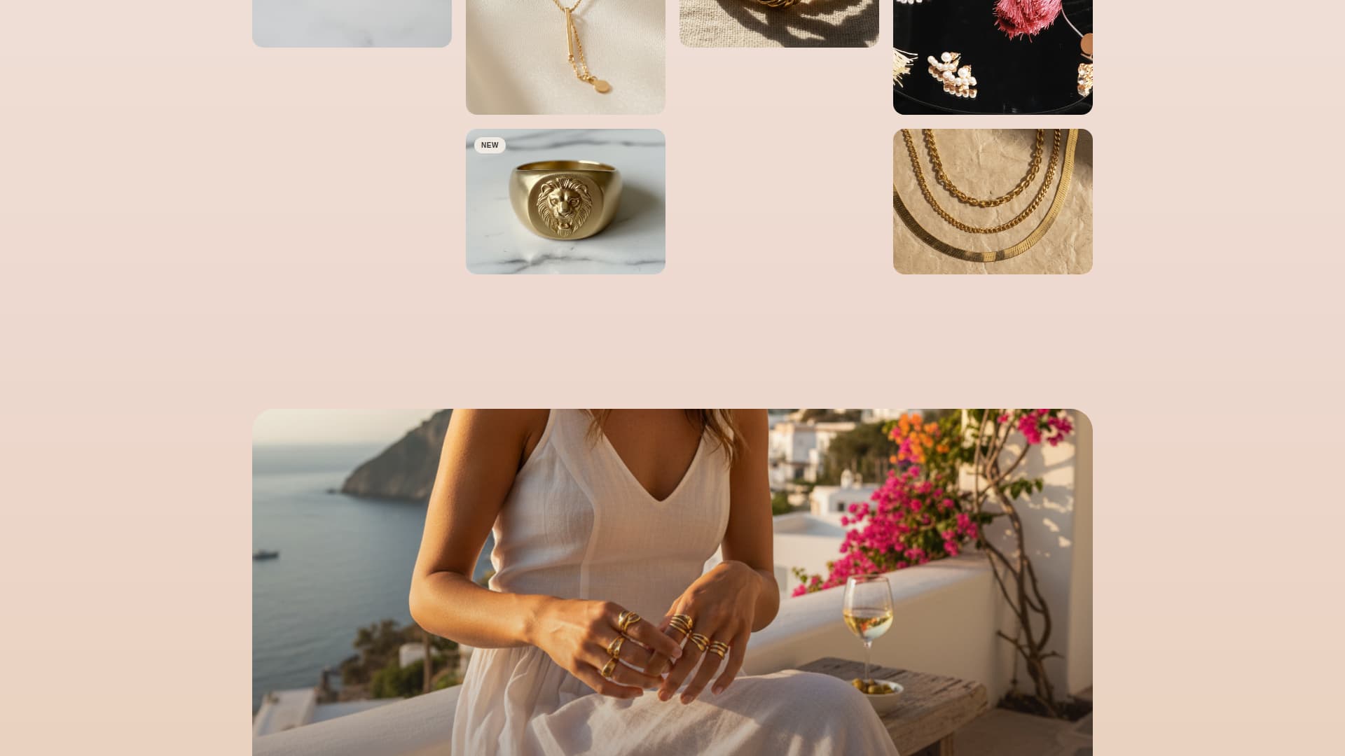 Jewelry & Accessories E-Commerce Blog Website Template
