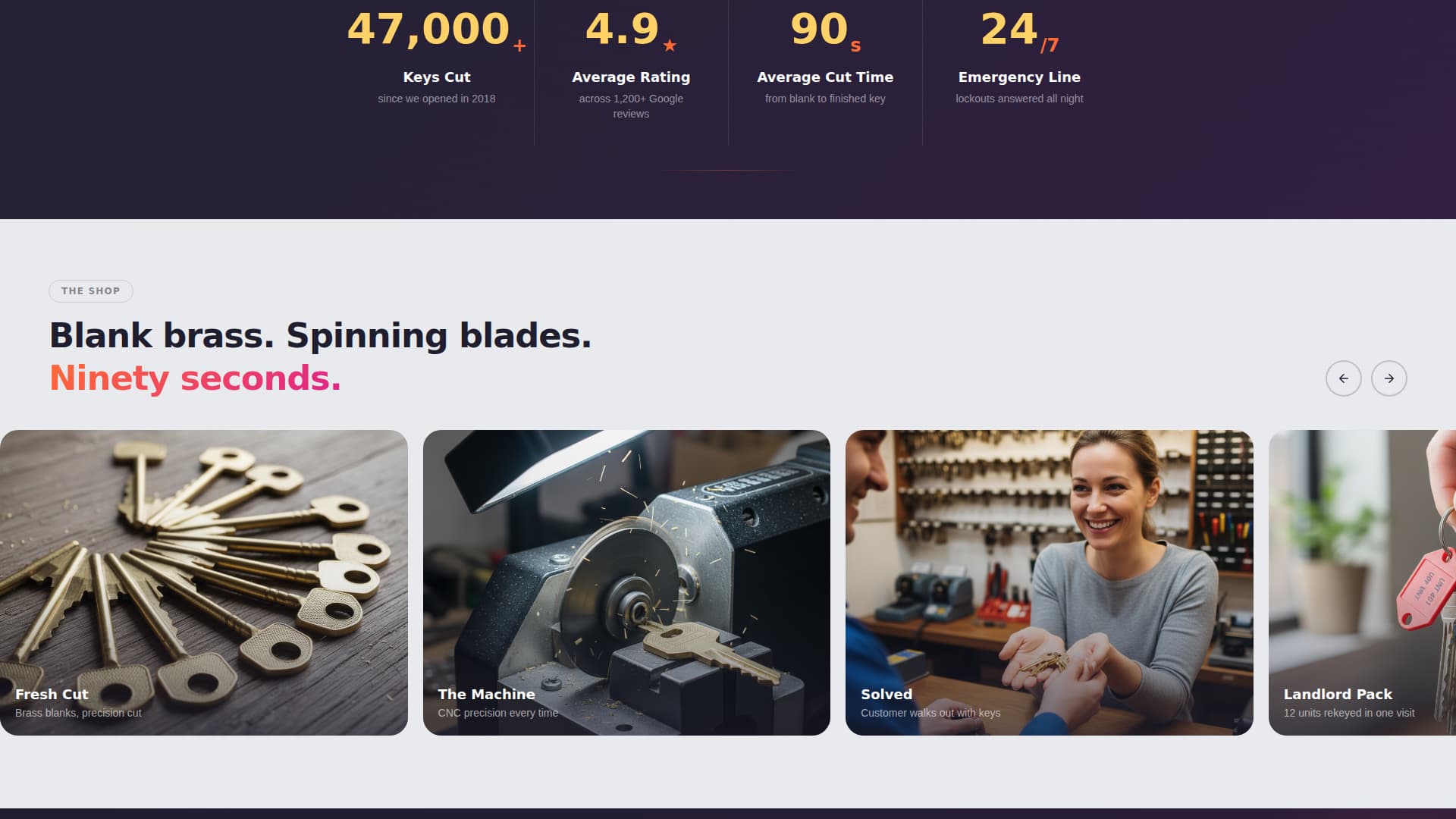 Premium Local Brick & Mortar Business Appointment Booking Website Template
