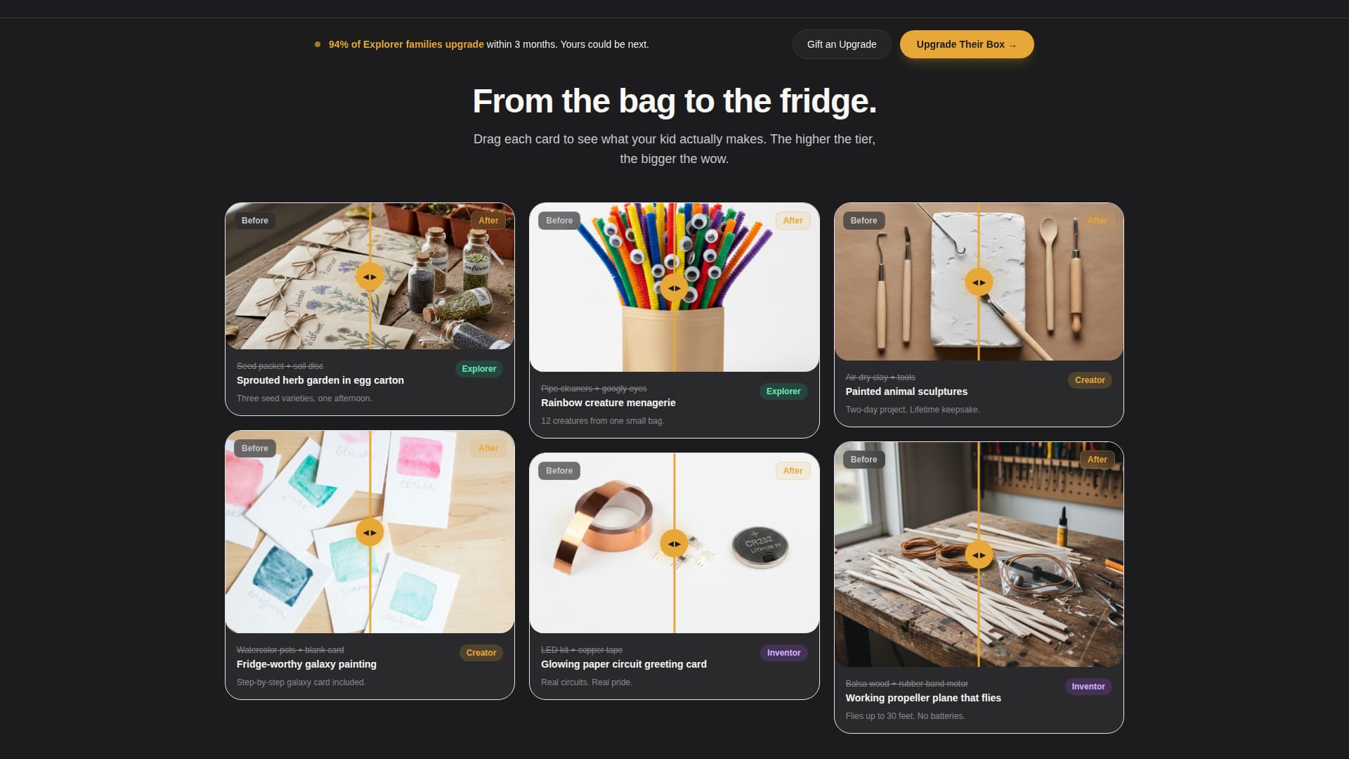 Unbox - Irresistible Kids Activity Landing Page Template