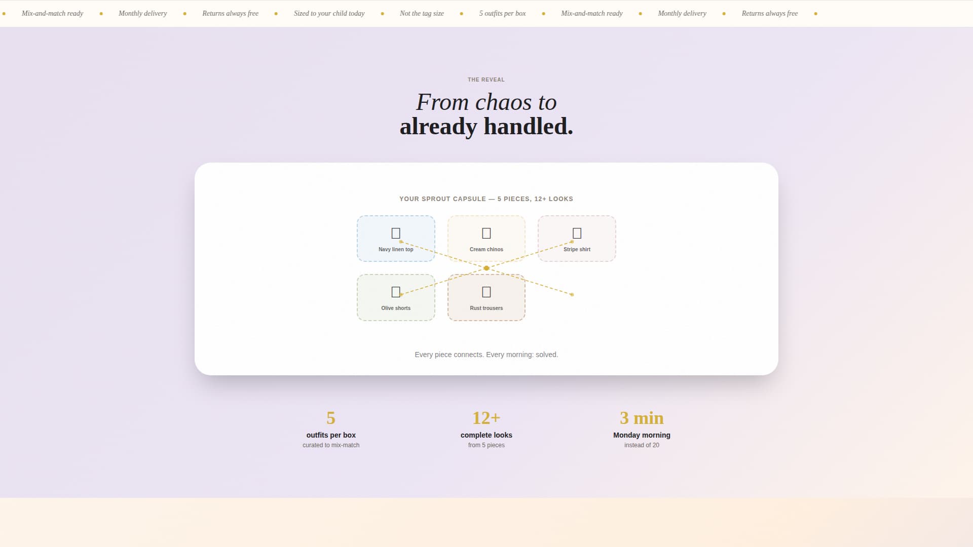 Subscription Box Services Professional Website Template