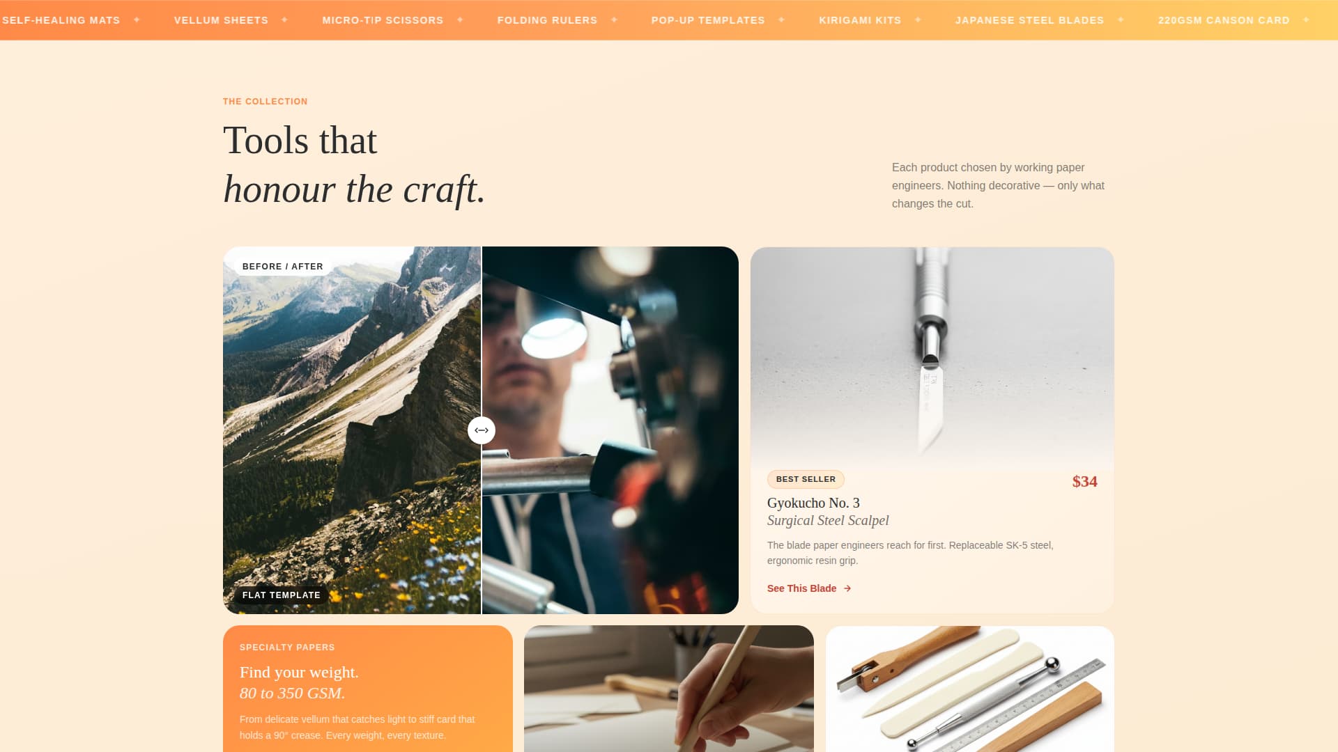 Hobby & Passion Supplies Professional Website Template