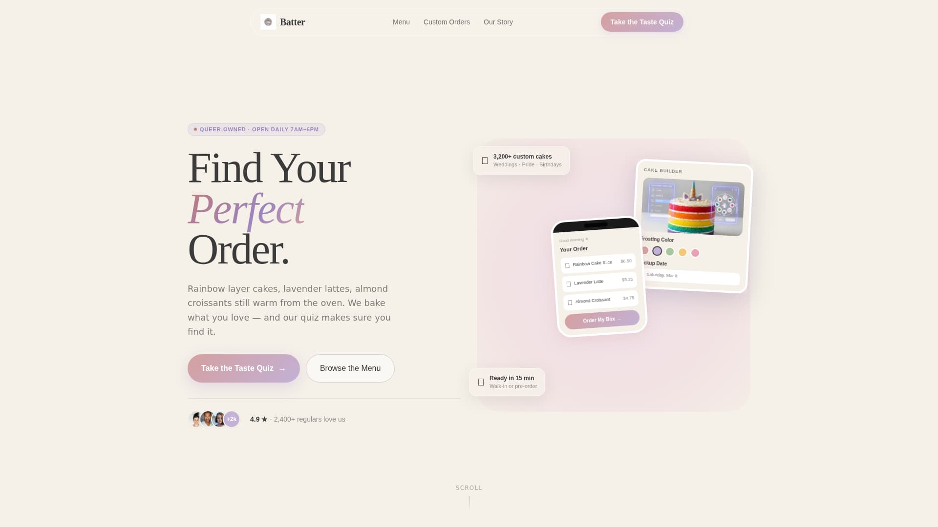 LGBTQ+-Owned Business Professional Website Template