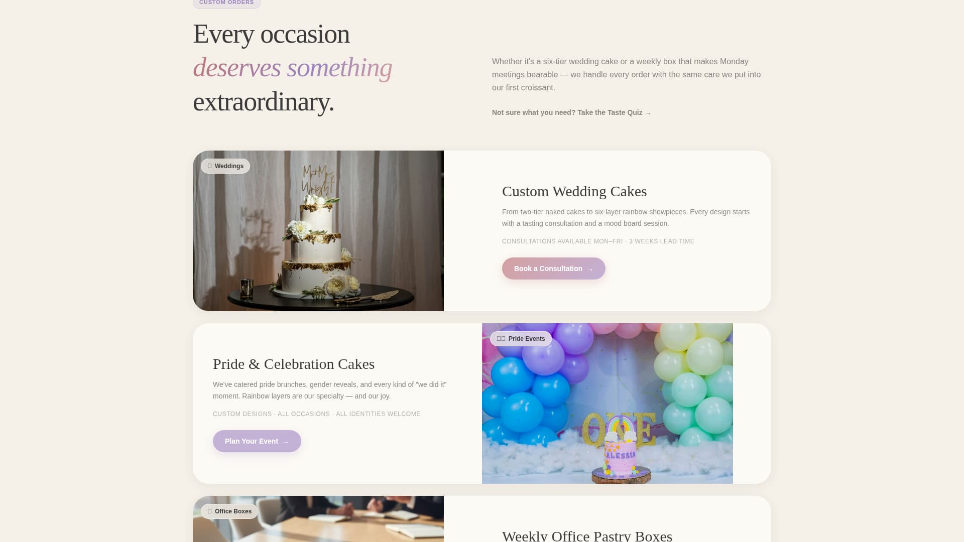 LGBTQ+-Owned Business Professional Website Template