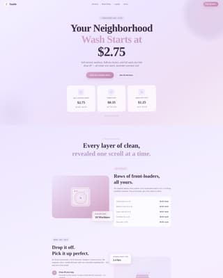Advanced Local Brick & Mortar Business Pricing & Packages Website Template