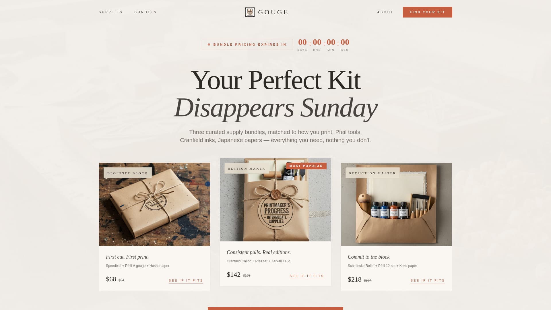 Local Hobby & Passion Supplies Portfolio & Case Study Website Template